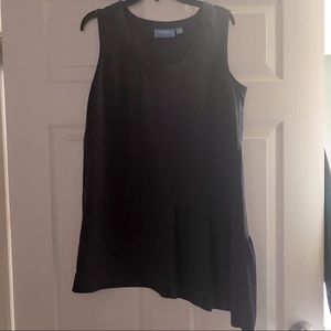 Blue Vera Wang sleeveless blouse top